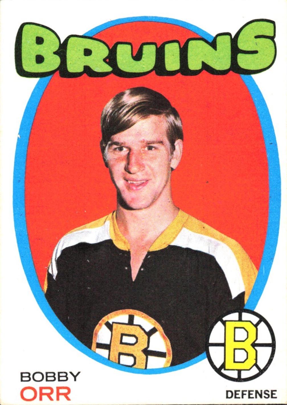 Bobby Orr #100 Hockey Cards 1971 O-Pee-Chee
