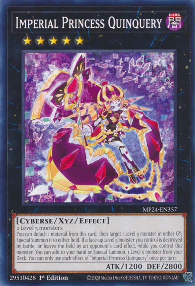 Imperial Princess Quinquery MP24-EN357 YuGiOh 25th Anniversary Tin: Dueling Mirrors