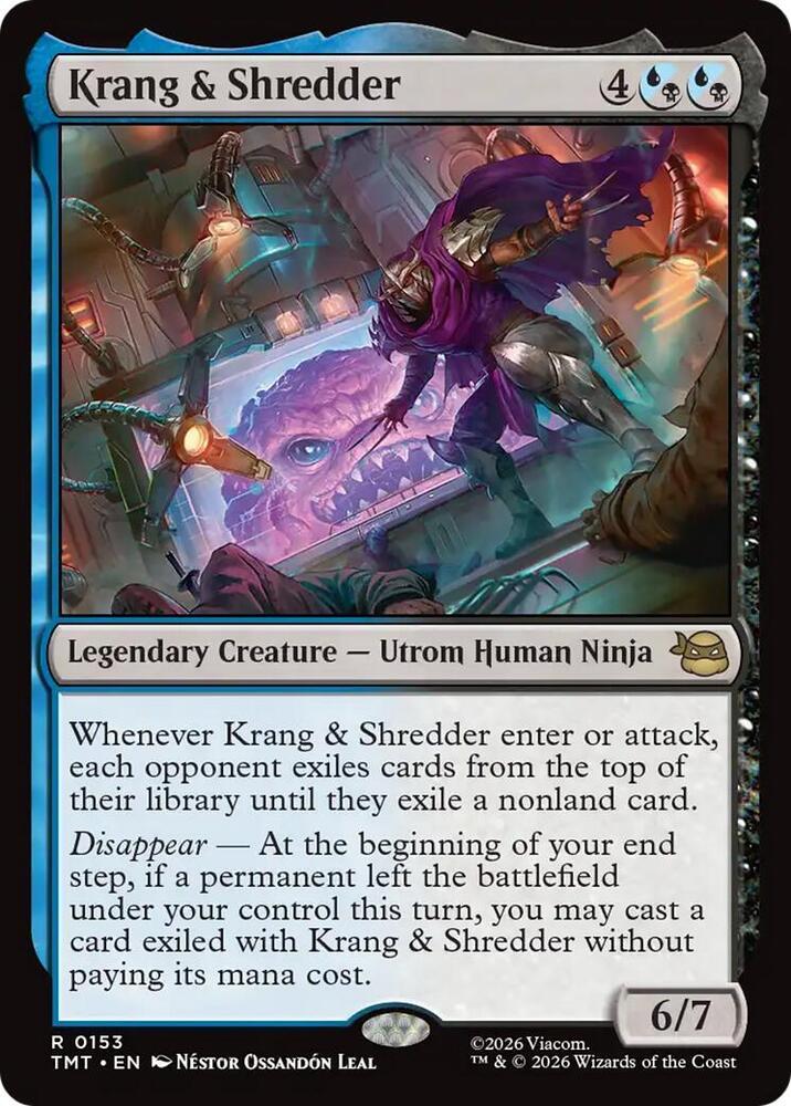 Krang & Shredder [Foil] #153 #153