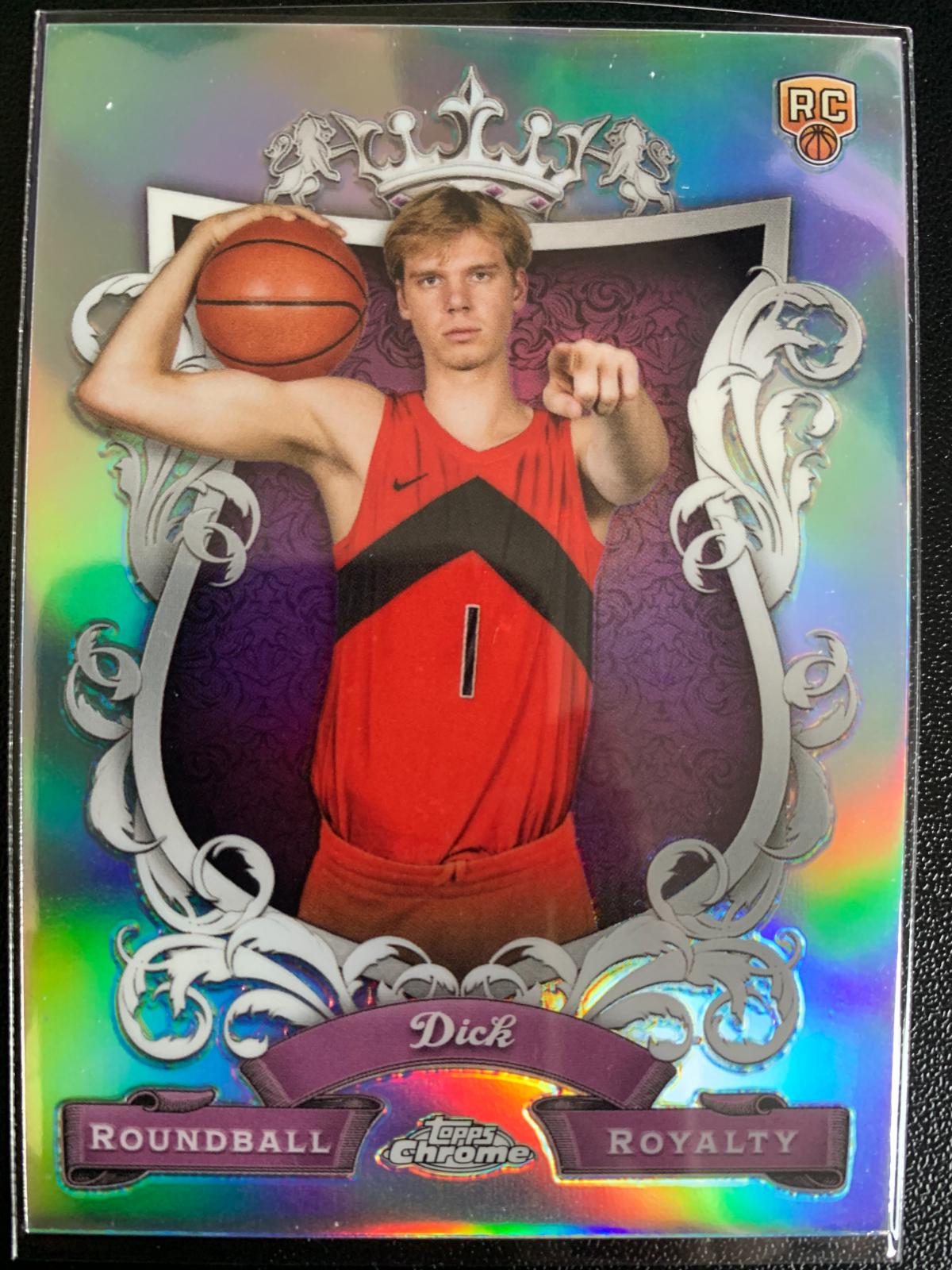 Gradey Dick #RR-17 Basketball Cards 2023 Topps Chrome Roundball Royalty