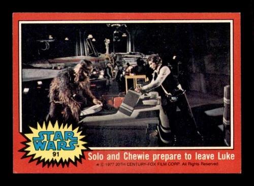 1977 Solo and Chewie prepare to leave Luke #91