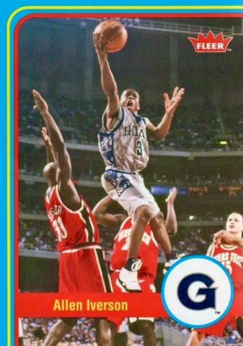 Allen Iverson #7 2012 Fleer Retro Basketball