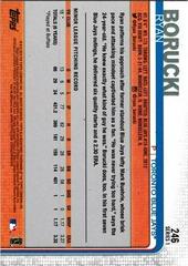 Back Of Card | Ryan Borucki Baseball Cards 2019 Topps