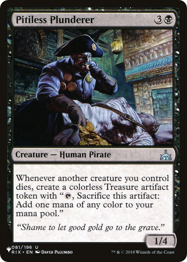 Pitiless Plunderer #81 Magic The List Reprints