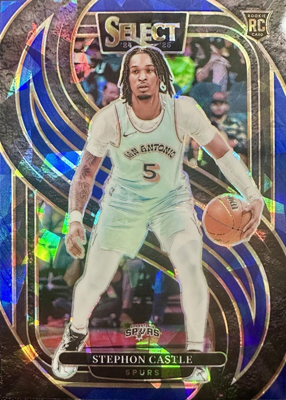 Stephon Castle [Blue Cracked Ice Prizm] #175 Prices | 2024 Panini