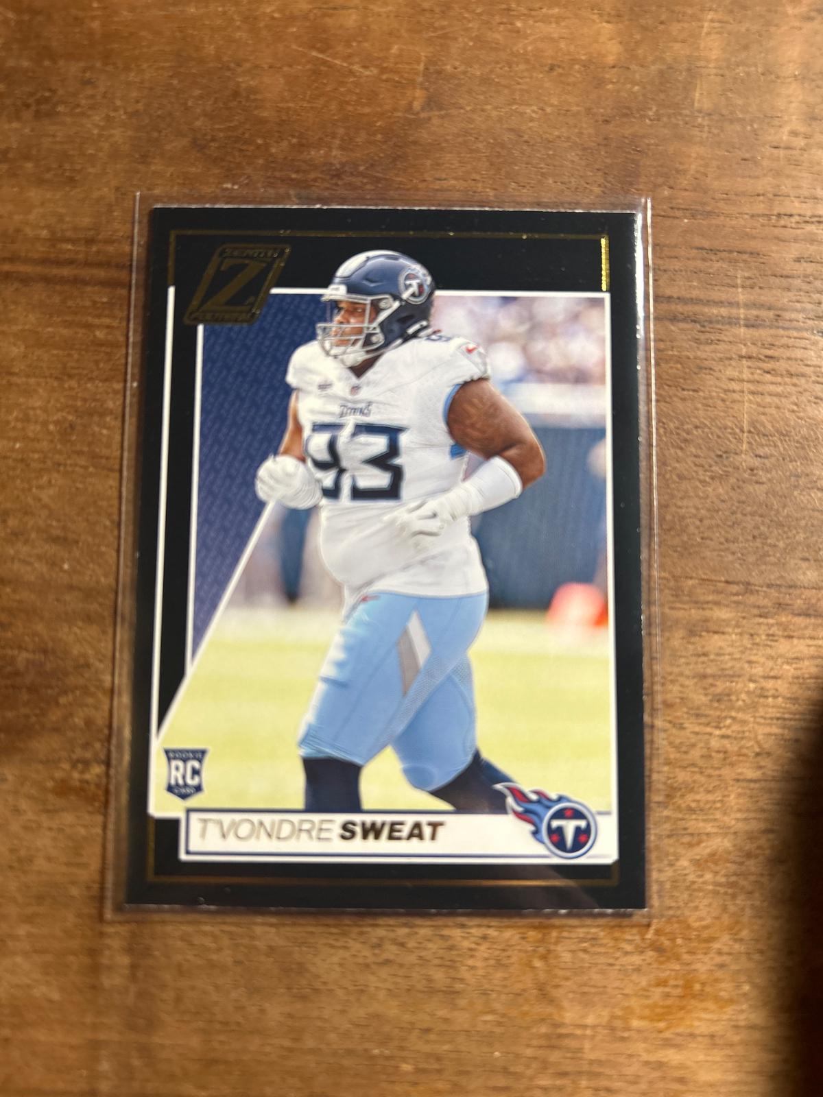 T'Vondre Sweat #195 Football Cards 2024 Panini Zenith