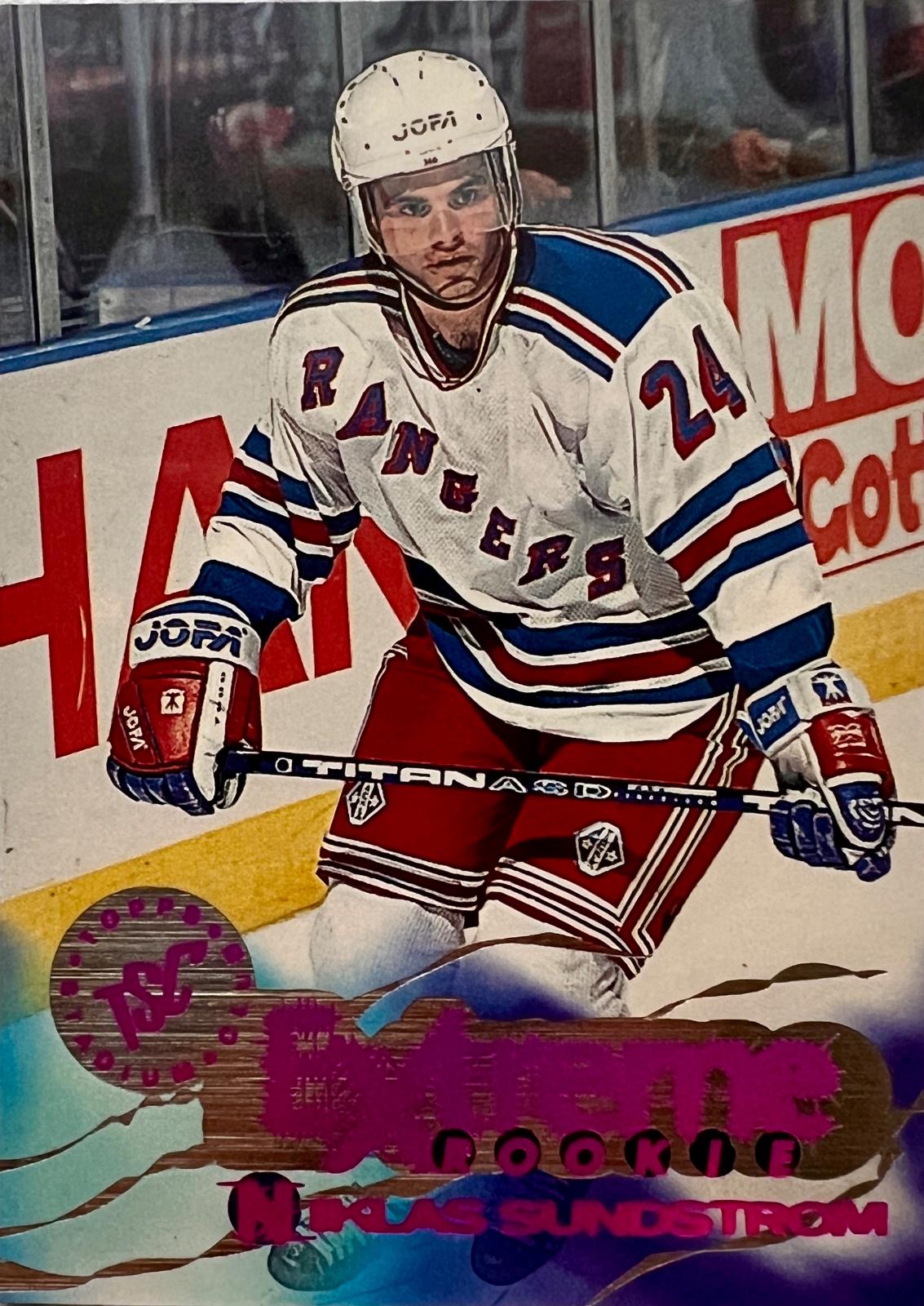 Niklas Sundstrom #ER205 Hockey Cards 1995 Stadium Club