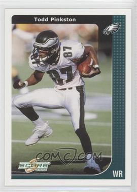 Todd Pinkston #175 2002 Panini Score Football