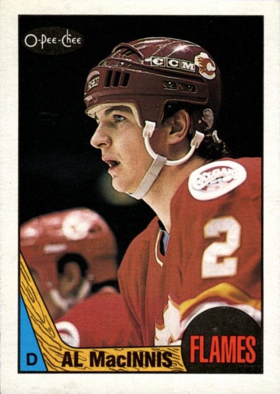 Al MacInnis #72 1987 O Pee Chee Hockey