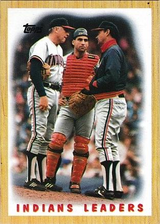 Indians Leaders #11 Baseball Cards 1987 Topps