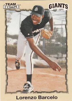 Lorenzo Barcelo Baseball Cards 1998 Team Best