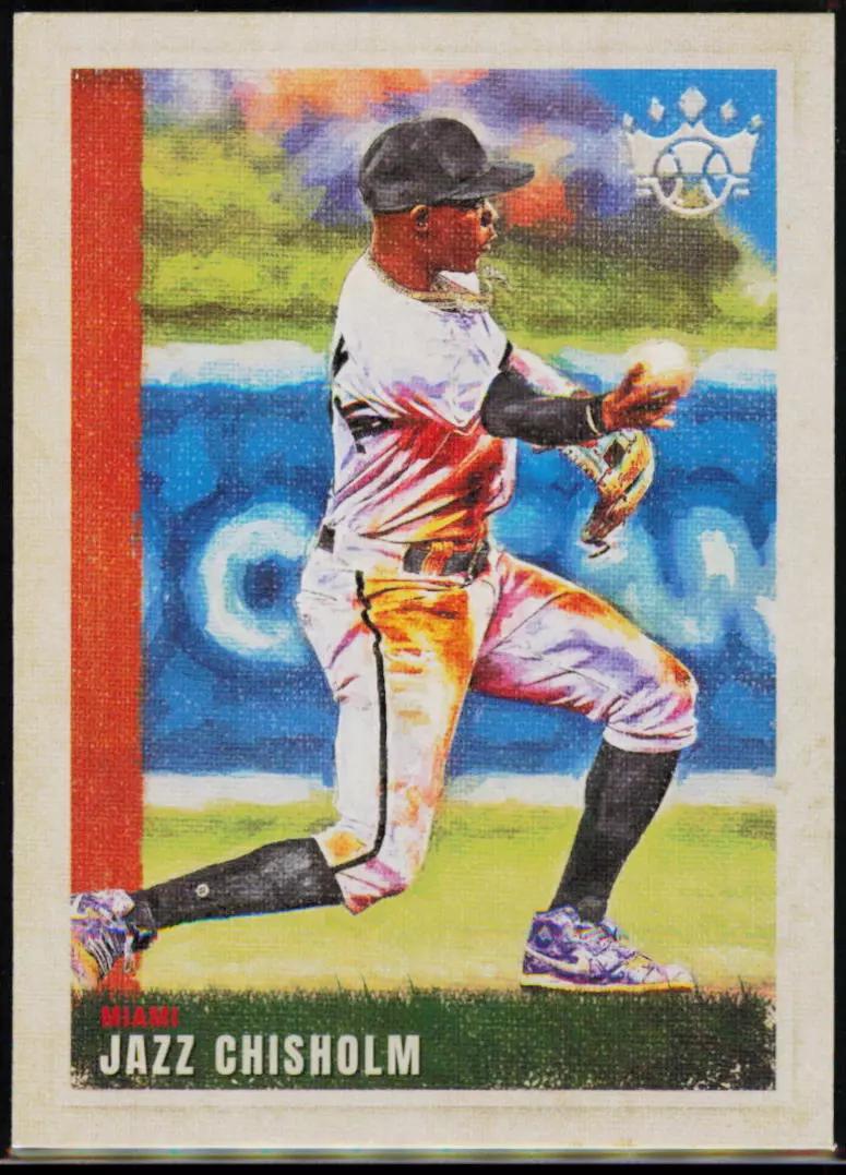 Jazz Chisholm #24 2022 Panini Diamond Kings Baseball