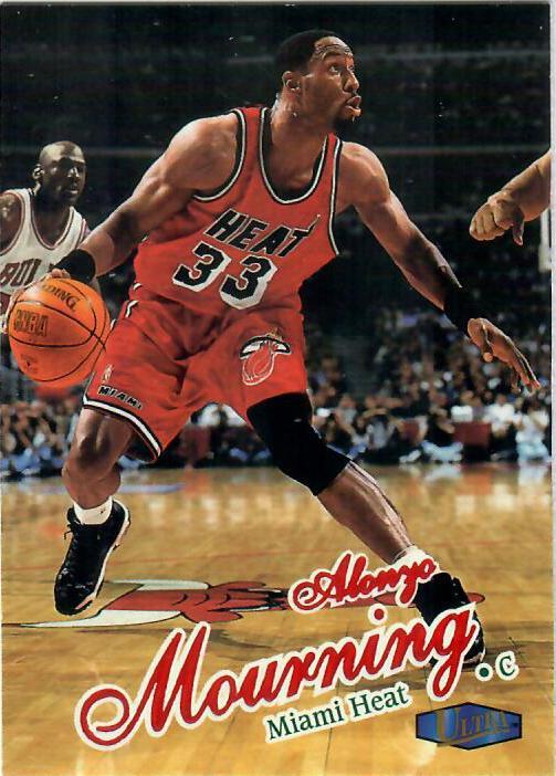 Alonzo Mourning #60 Basketball Cards 1997 Ultra