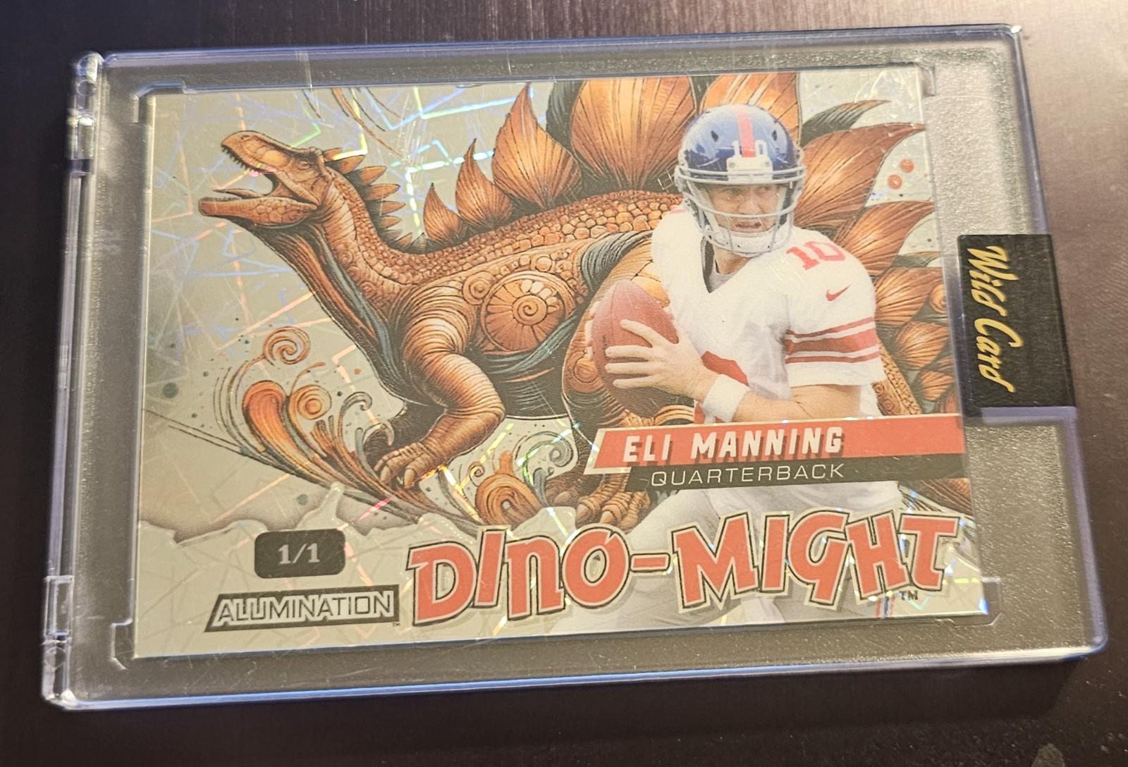 Eli Manning #DMSTG1-EM 2024 Wild Card Alumination Dino Might Football