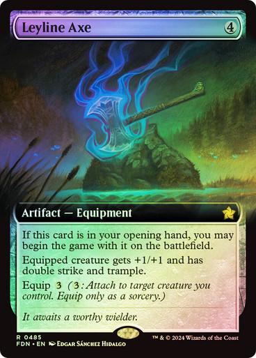 Leyline Axe [Foil] (Magic Foundations)
