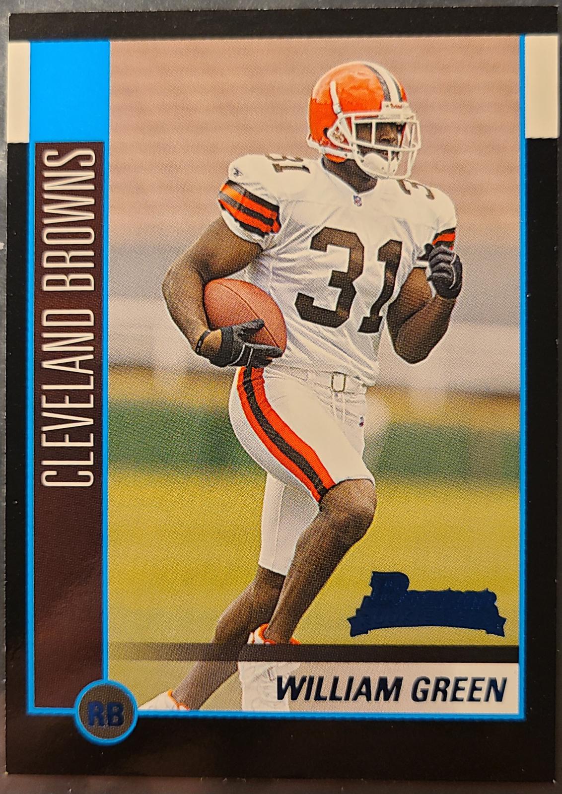 William Green #137 Football Cards 2002 Bowman