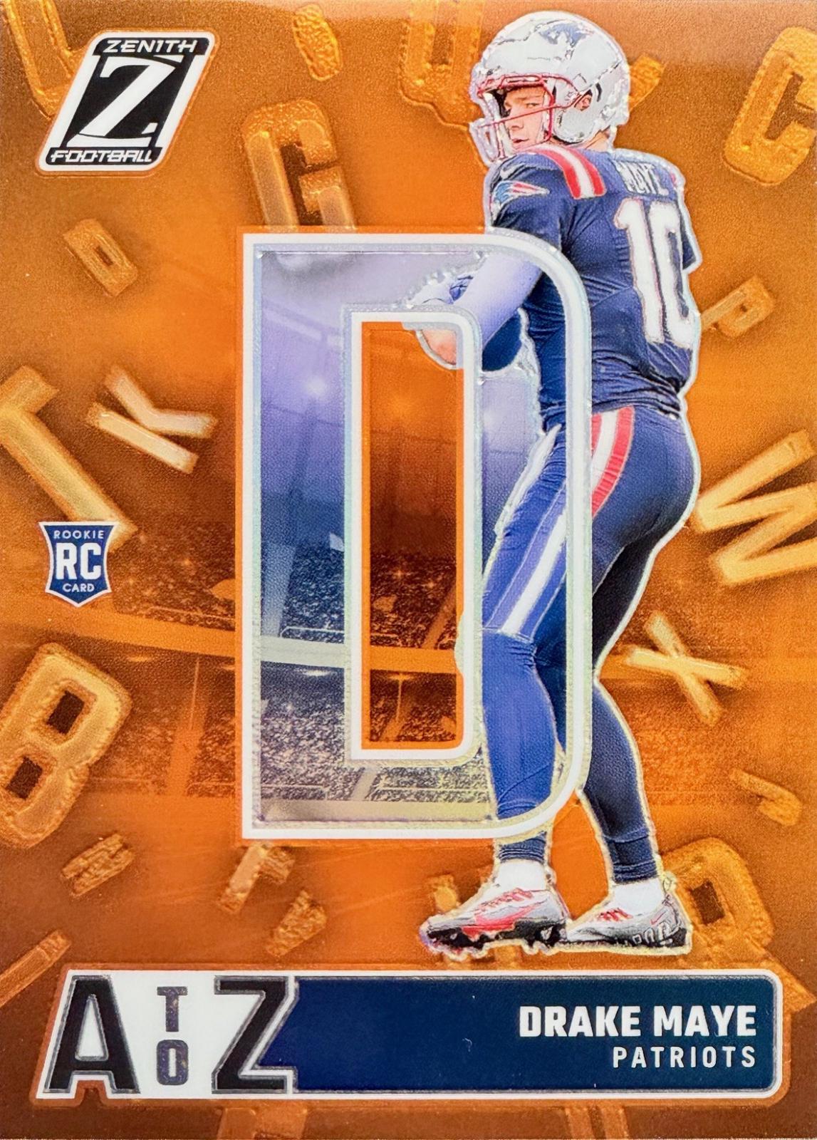 見下す高手、メイ　拡張foil4枚セット Drake Maye [Orange] #4 Prices | 2024 Panini Zenith A to Z