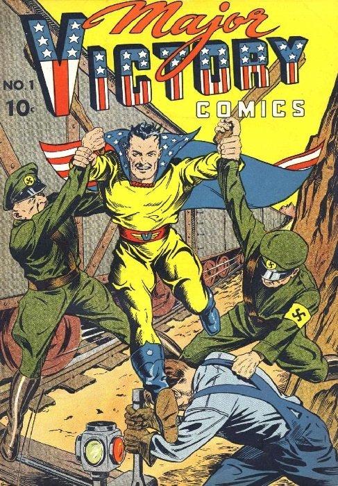 Major Victory Comics #1 (1944) Comic Books Major Victory Comics