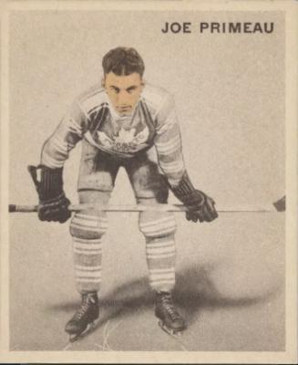 Joe Primeau #40 Hockey Cards 1933 World Wide Gum Ice Kings