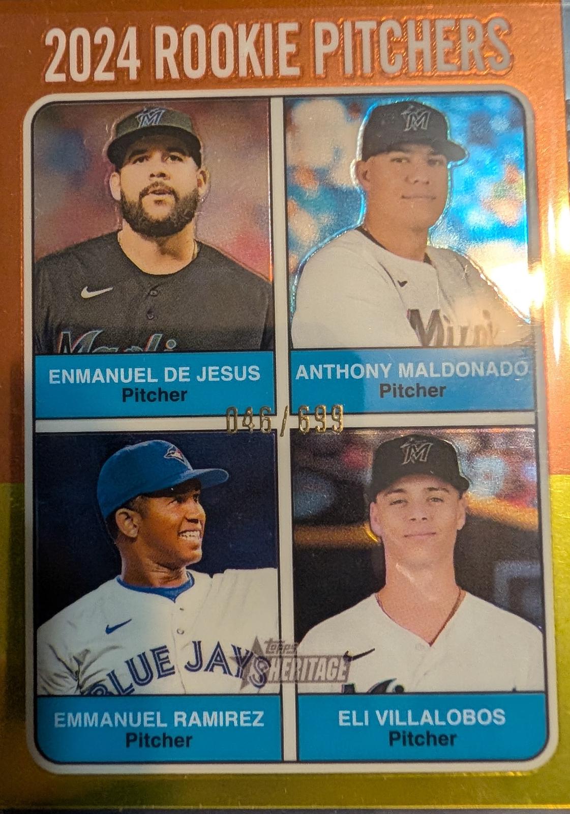 Enmanuel De Jesus / Emmanuel Ramirez / Anthony Maldonado / Eli Villalobos [Chrome] #618