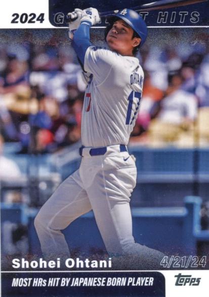 2025 Topps Greatest Hits Shohei Ohtani #GH-8 card