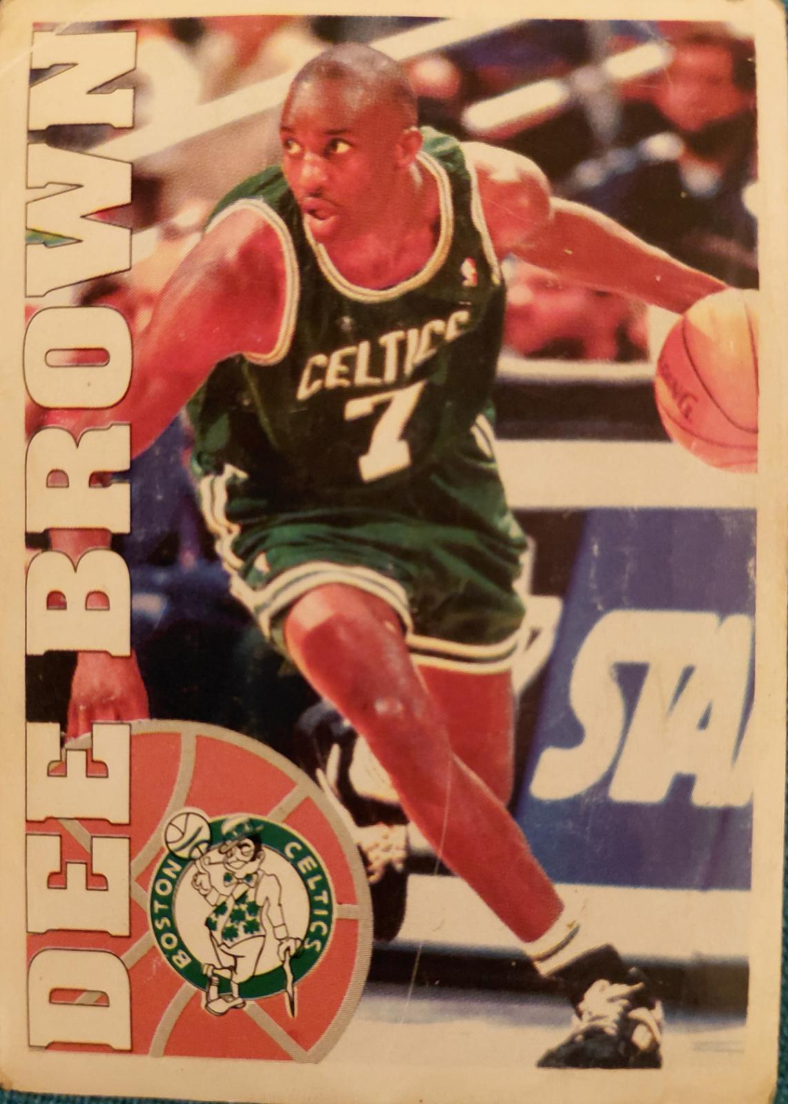 Dee Brown #1 1995 Panini Stickers Basketball