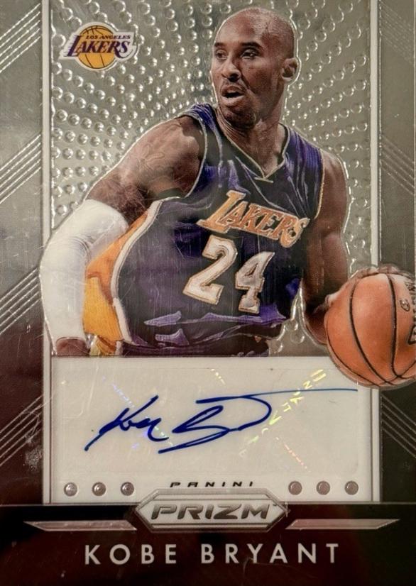 Kobe Bryant #KBR 2015 Panini Prizm Autographs Basketball
