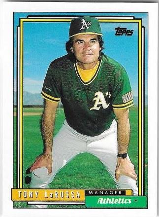 Tony LaRussa #429 Baseball Cards 1992 Topps