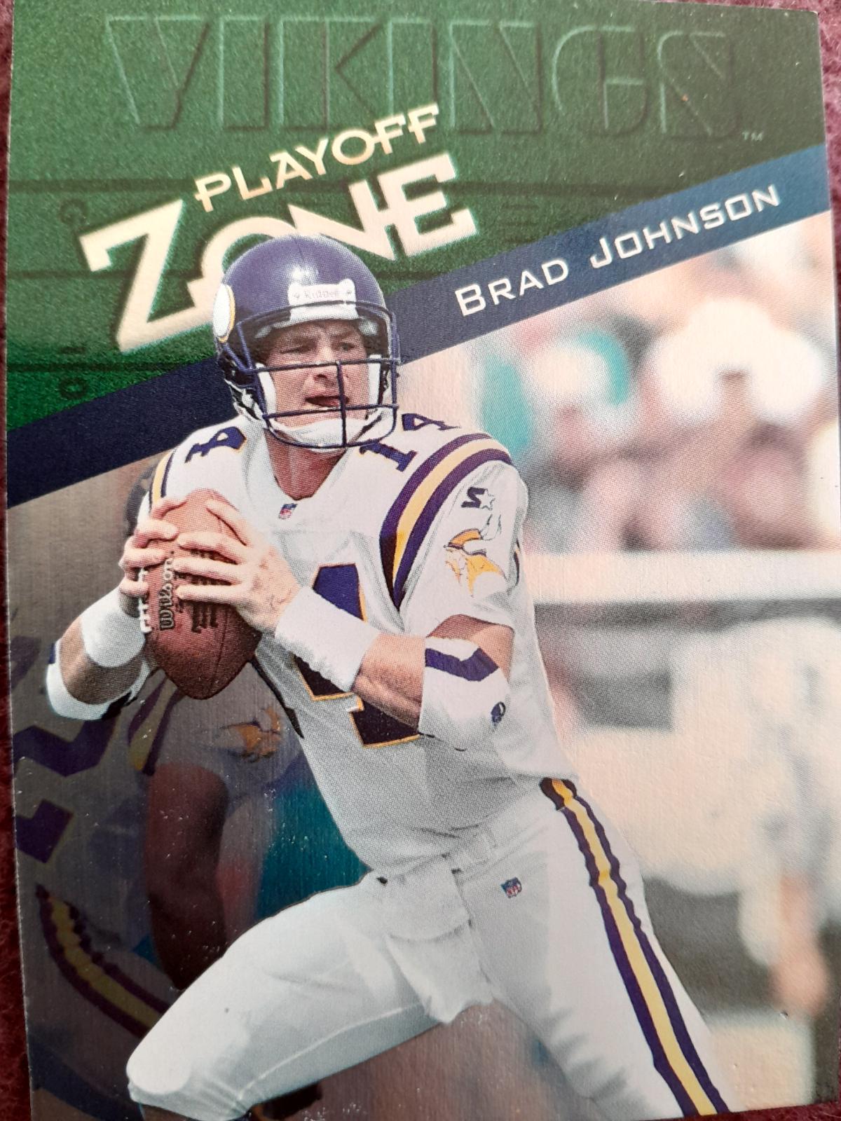 Brad Johnson #10 1997 Playoff Zone Football