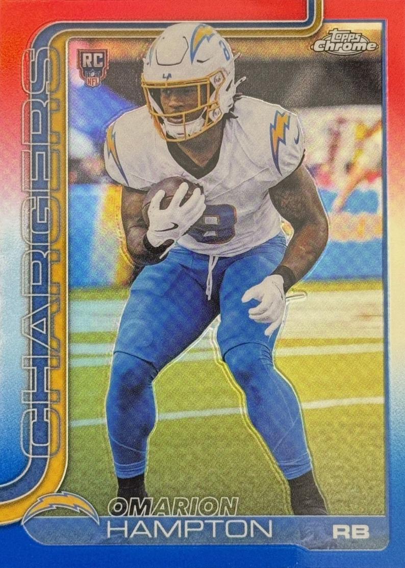Omarion Hampton [Red White Blue Refractor] #324