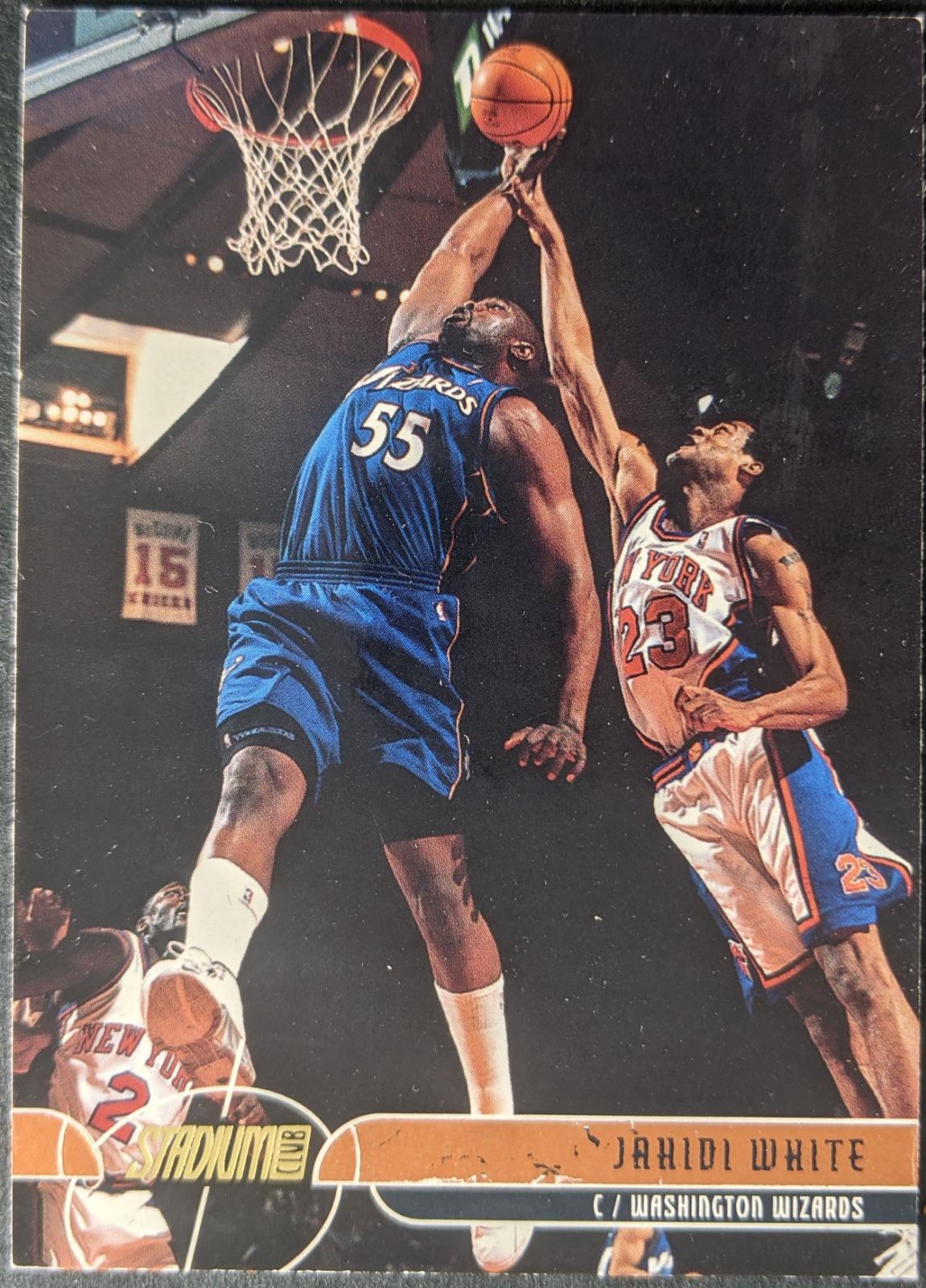 Jahidi White #22 Basketball Cards 2001 Stadium Club