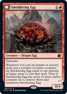 Smoldering Egg & Ashmouth Dragon