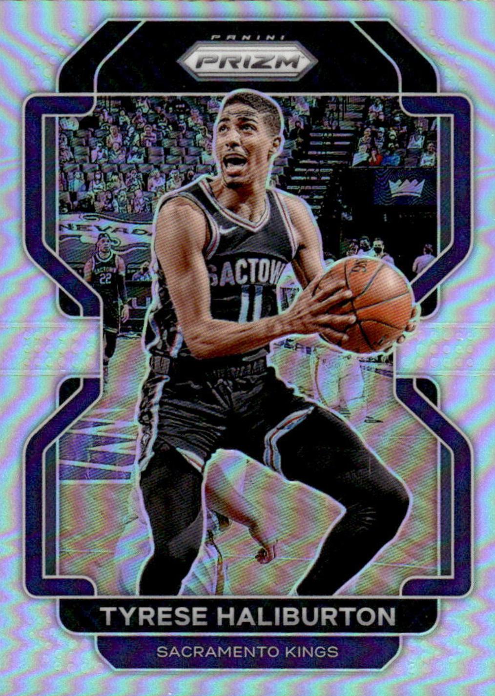 Tyrese Haliburton #196 Basketball Cards 2021 Panini Prizm