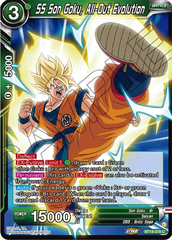 SS Son Goku, All-Out Evolution front