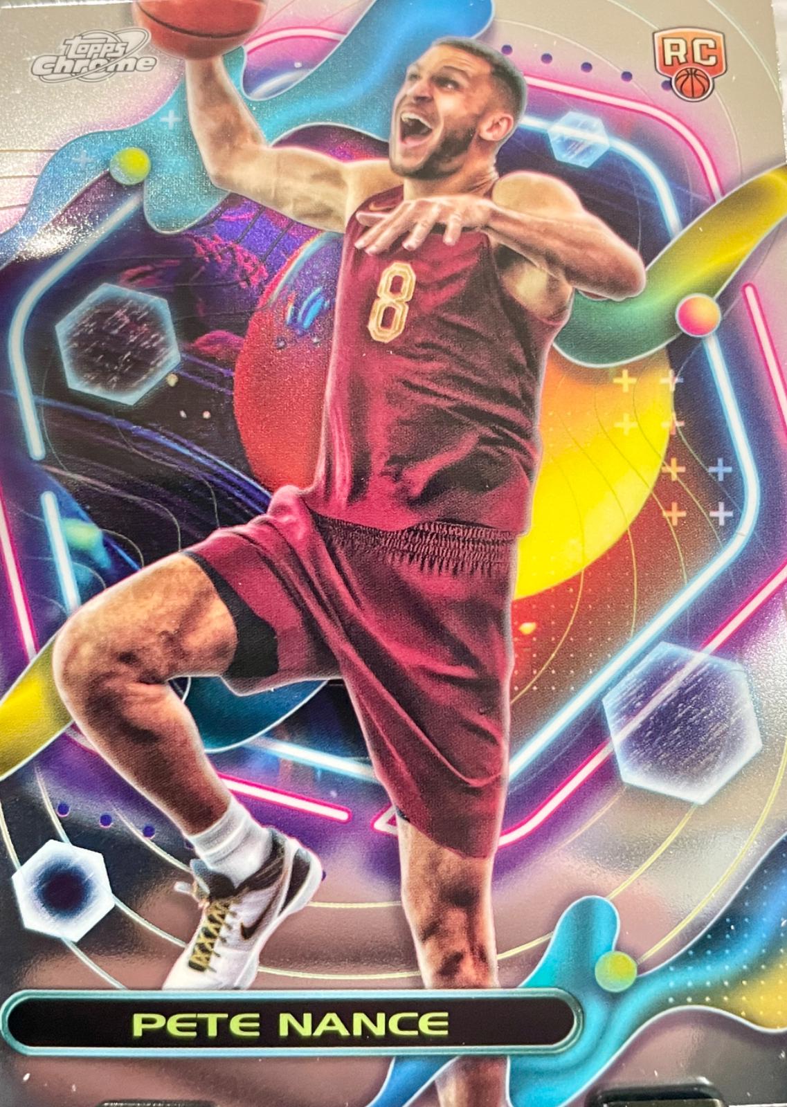 Pete Nance #200 Basketball Cards 2023 Topps Cosmic Chrome
