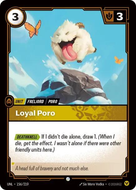 Loyal Poro front