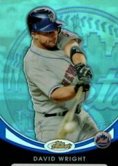 David Wright [Blue Refractor] #6 Baseball Cards 2010 Finest Prices