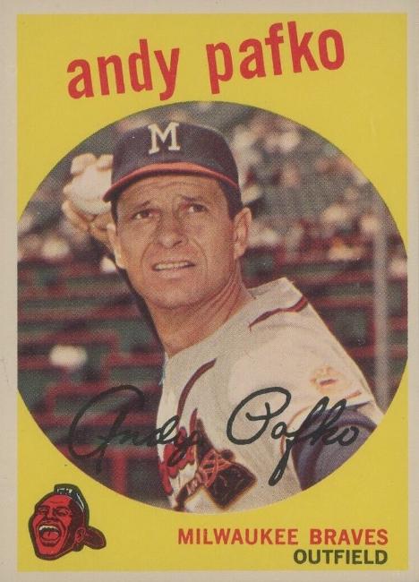 Andy Pafko #27 Baseball Cards 1959 Topps