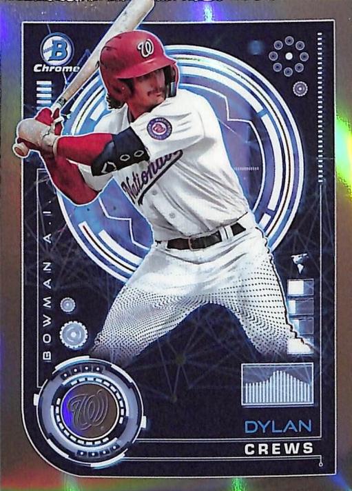 Dylan Crews #BAI-13 Baseball Cards 2024 Bowman AI