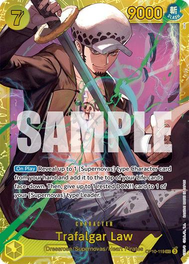 Trafalgar Law OP10-119 Cover Art