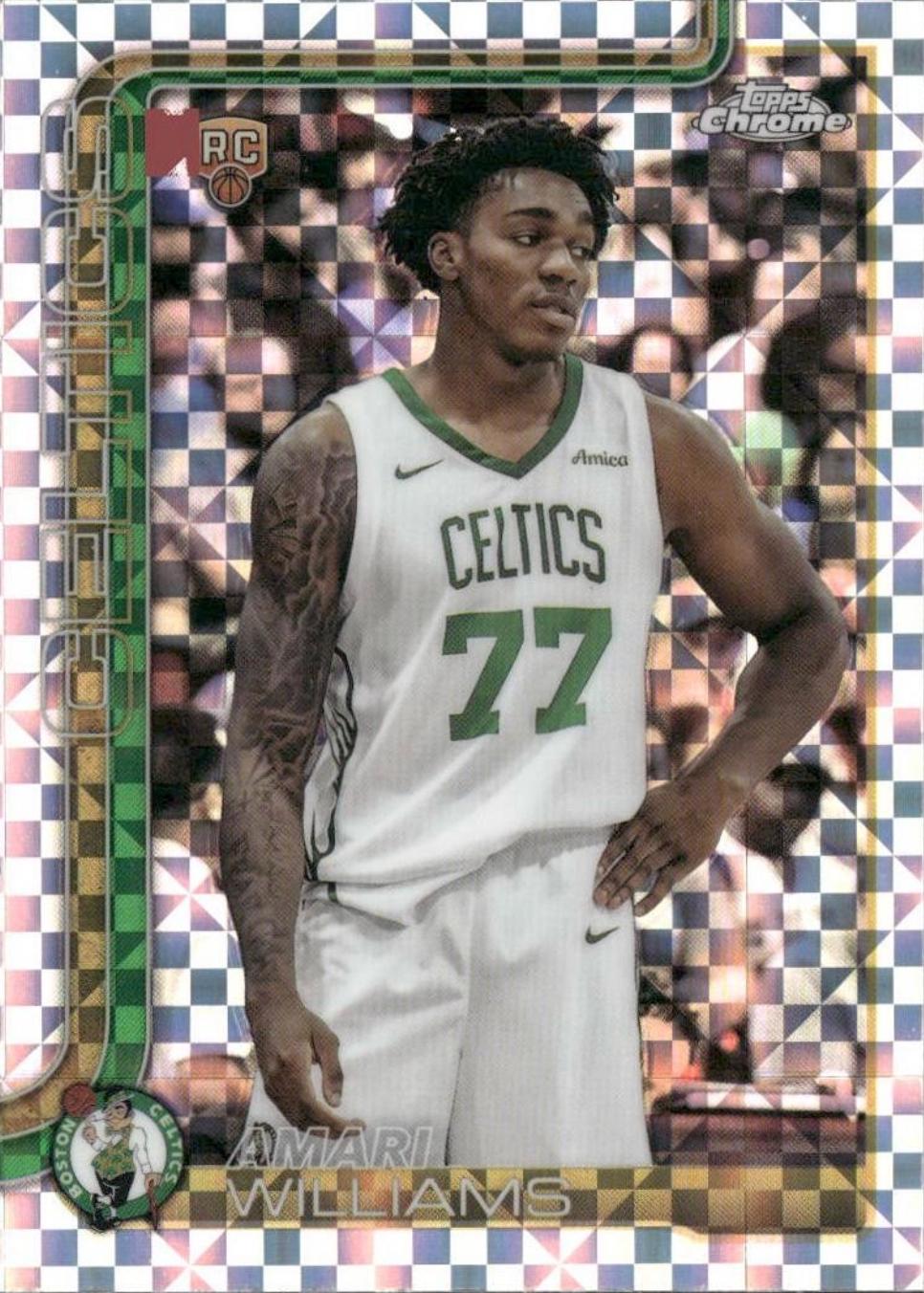 2025 Topps Chrome Amari Williams [X-Fractor] #297 card