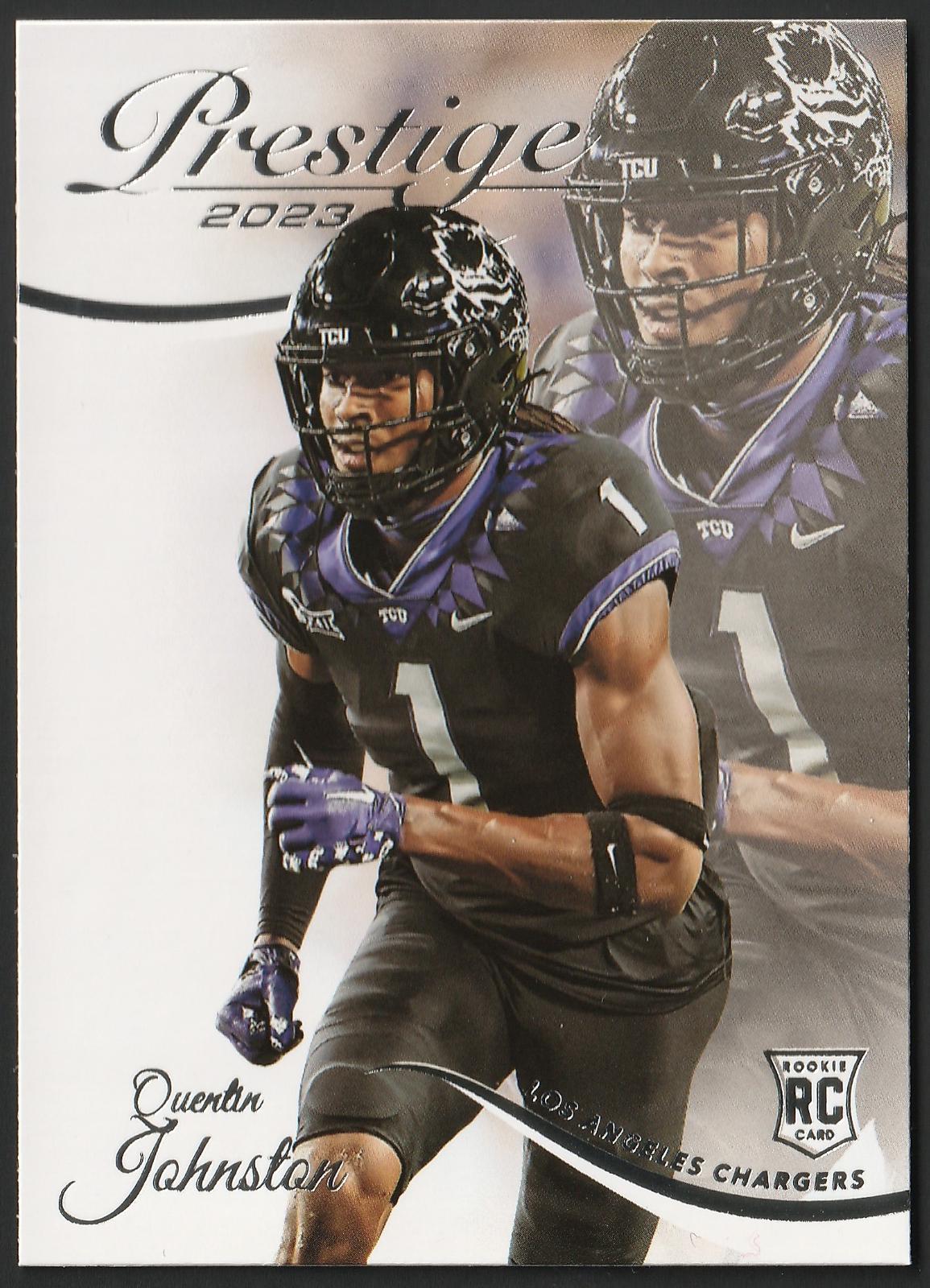 Quentin Johnston #371 Football Cards 2023 Panini Prestige
