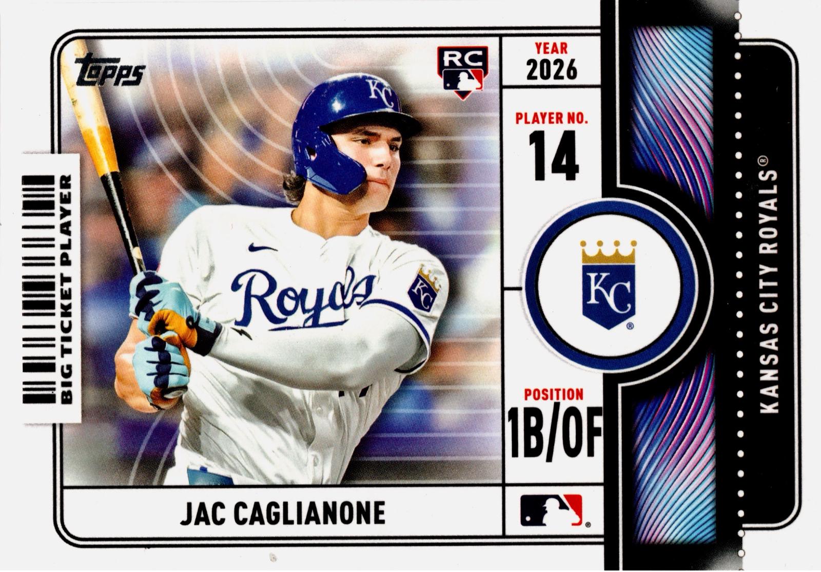 2026 Topps Big Ticket Players Jac Caglianone #BTP-22 card