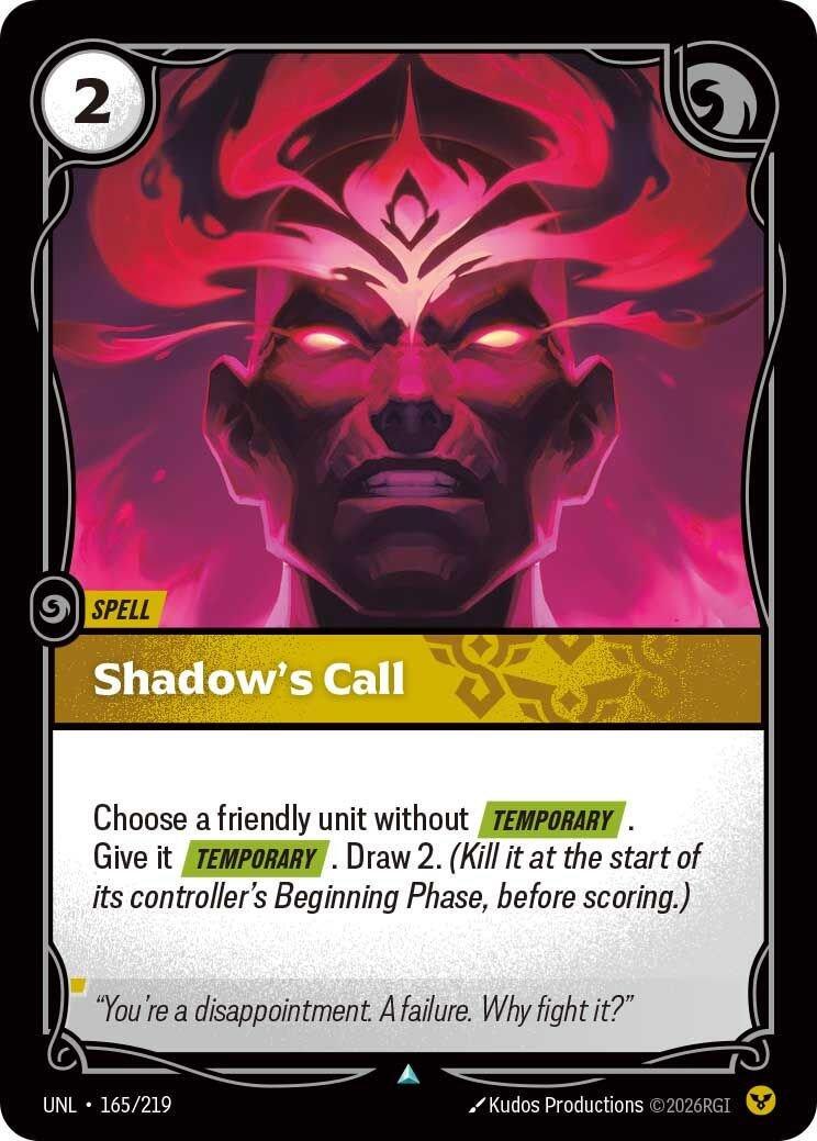 Shadow's Call front