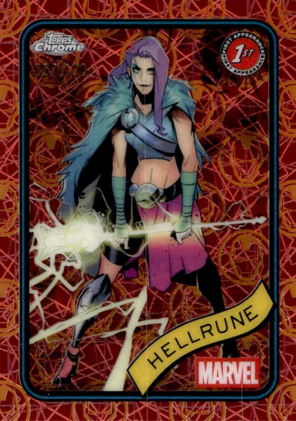 Hellrune Iron Man Red & Gold Lazer Refractor