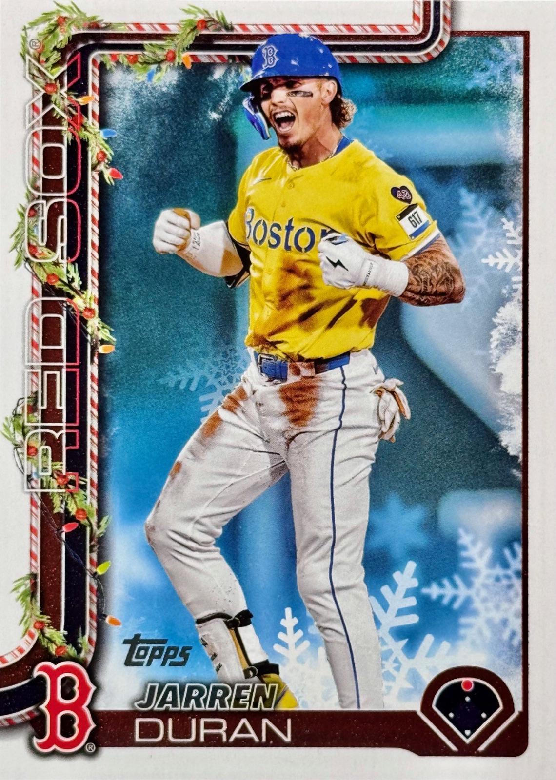 Jarren Duran #H180 2025 Topps Holiday Baseball