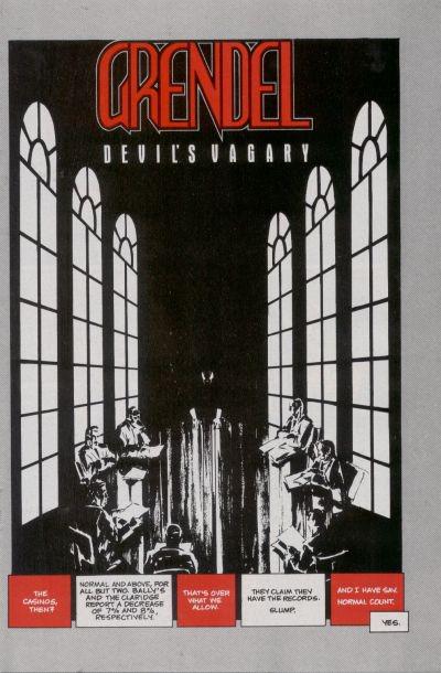 Grendel: Devil's Vagary #1 (1987) Comic Books Grendel: Devil's Vagary