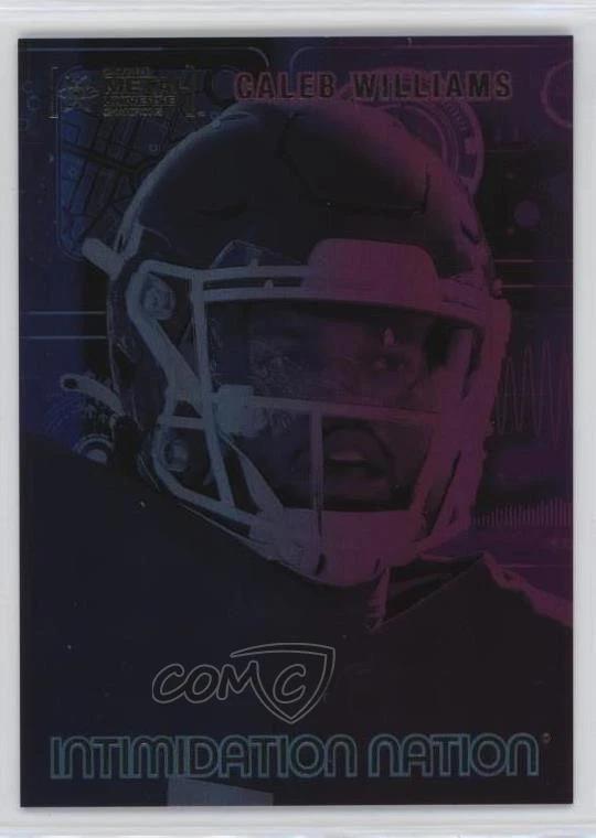 Caleb Williams #IN-18 Basketball Cards 2022 Skybox Metal Universe Champions Intimidation Nation