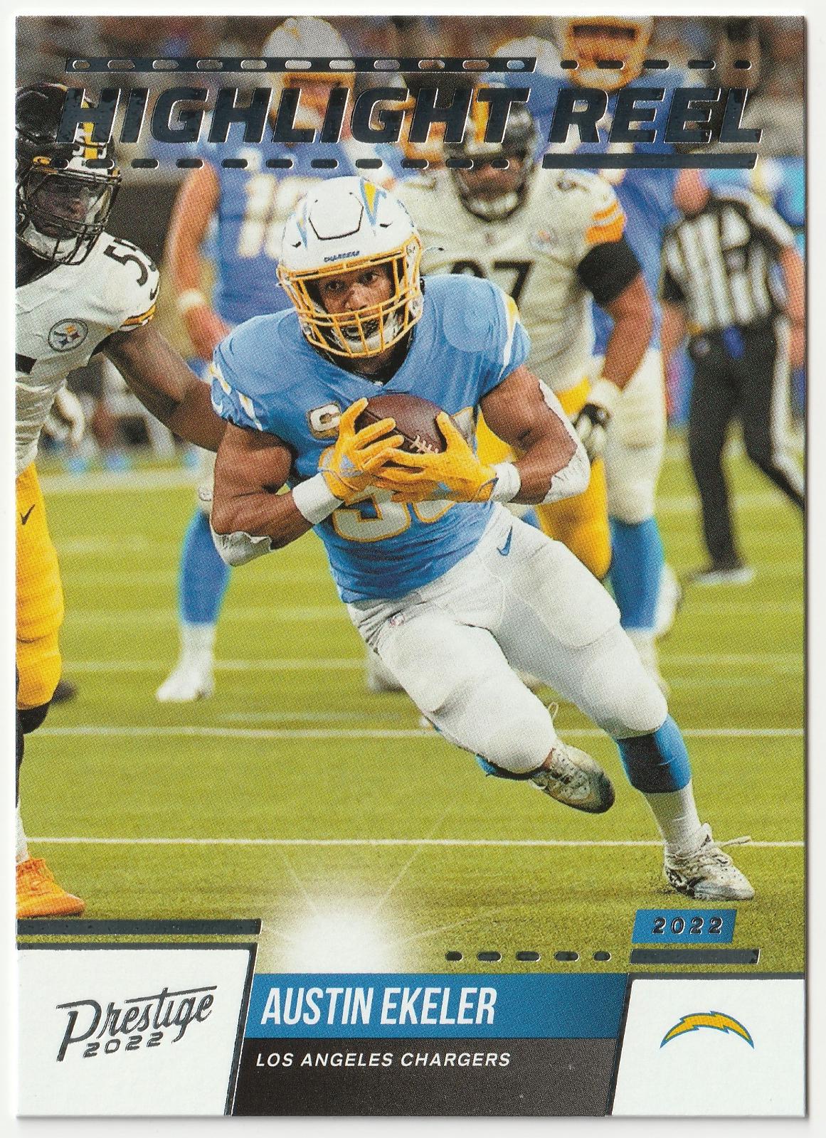 Austin Ekeler #HR-11 Football Cards 2022 Panini Prestige Highlight Reel