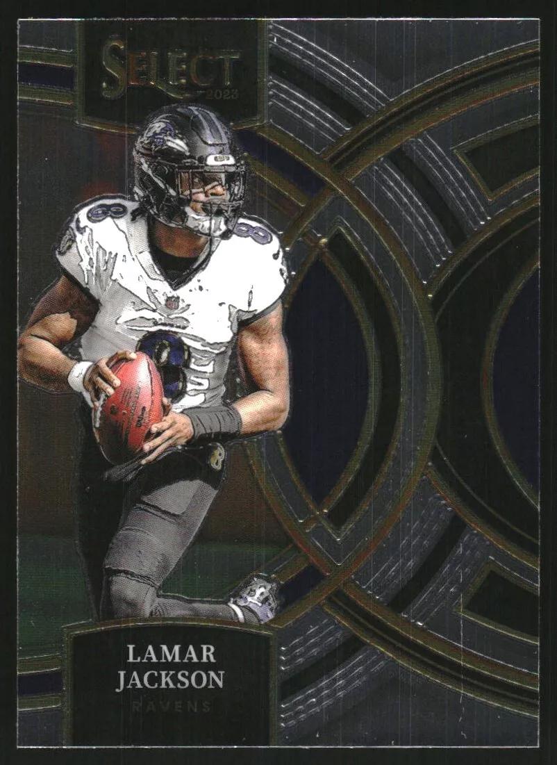 Lamar Jackson #190 Football Cards 2023 Panini Select